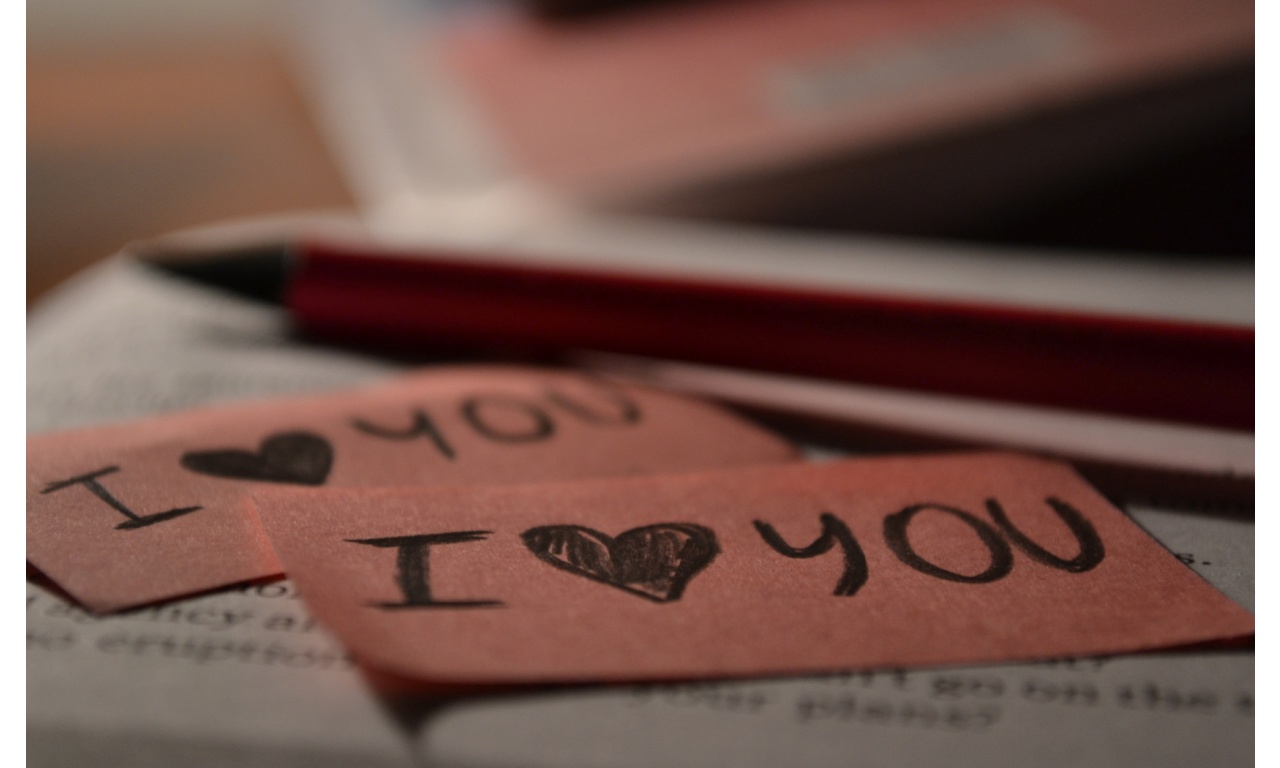 I Love You On Brown Paper