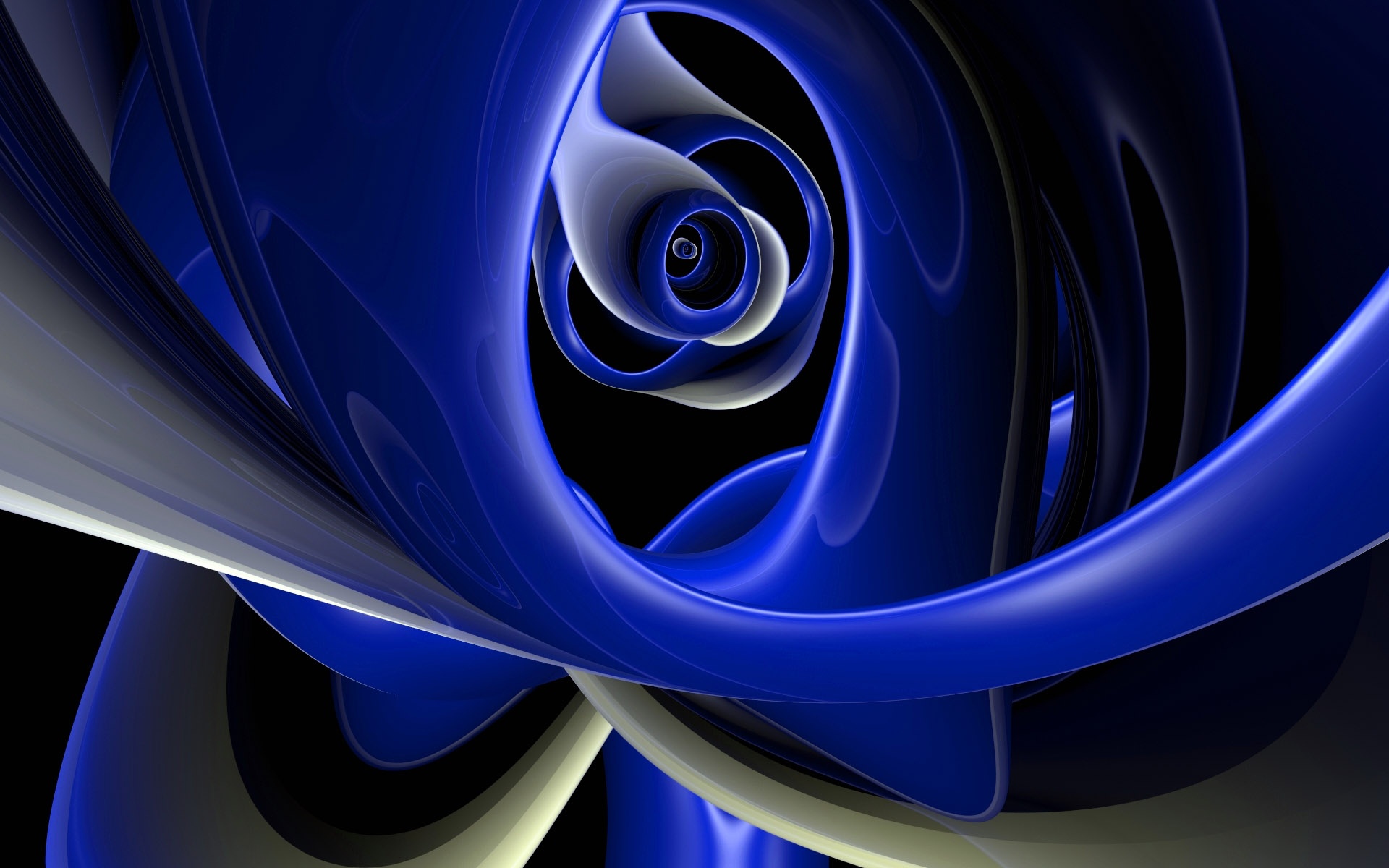 Impressive Abstract Blue 3D