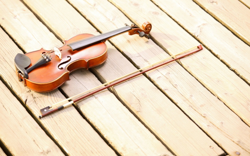 Laying Bass Violin