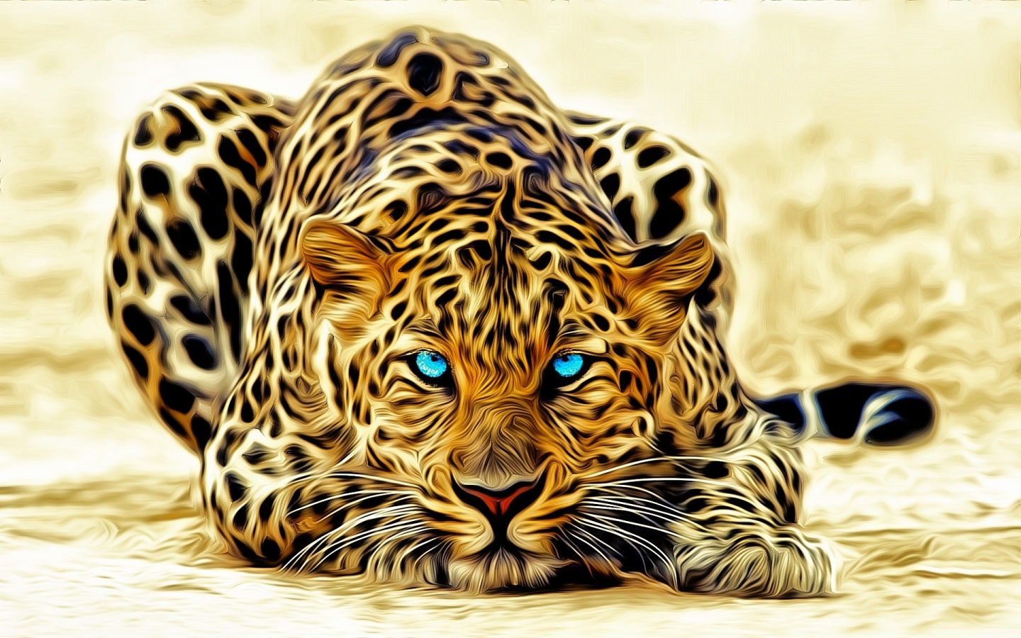 Leopard Cat Art