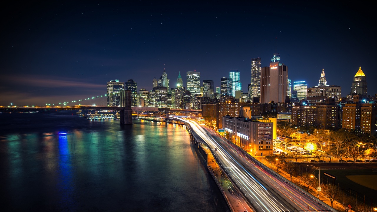 Manhattan City at Night