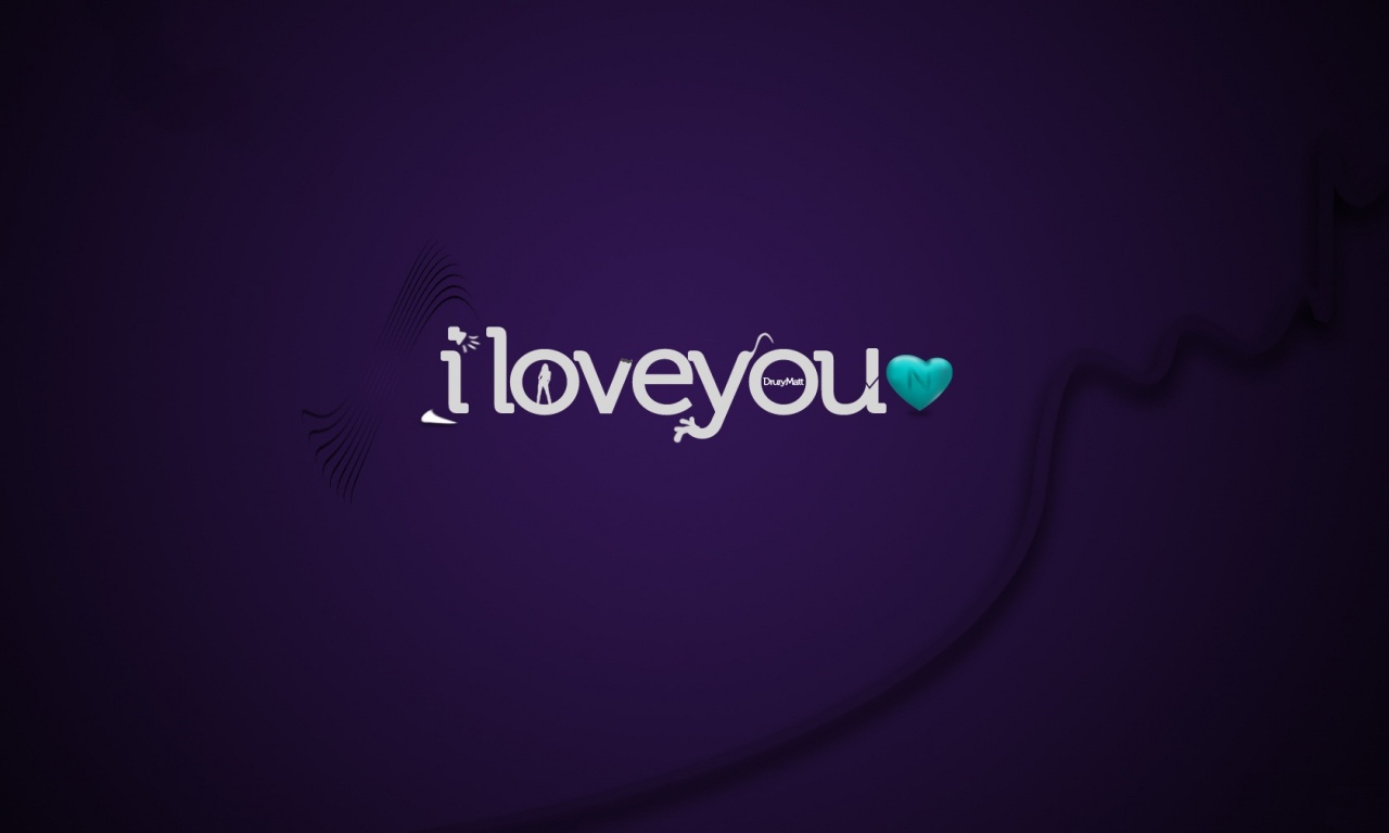 Purple Background Love