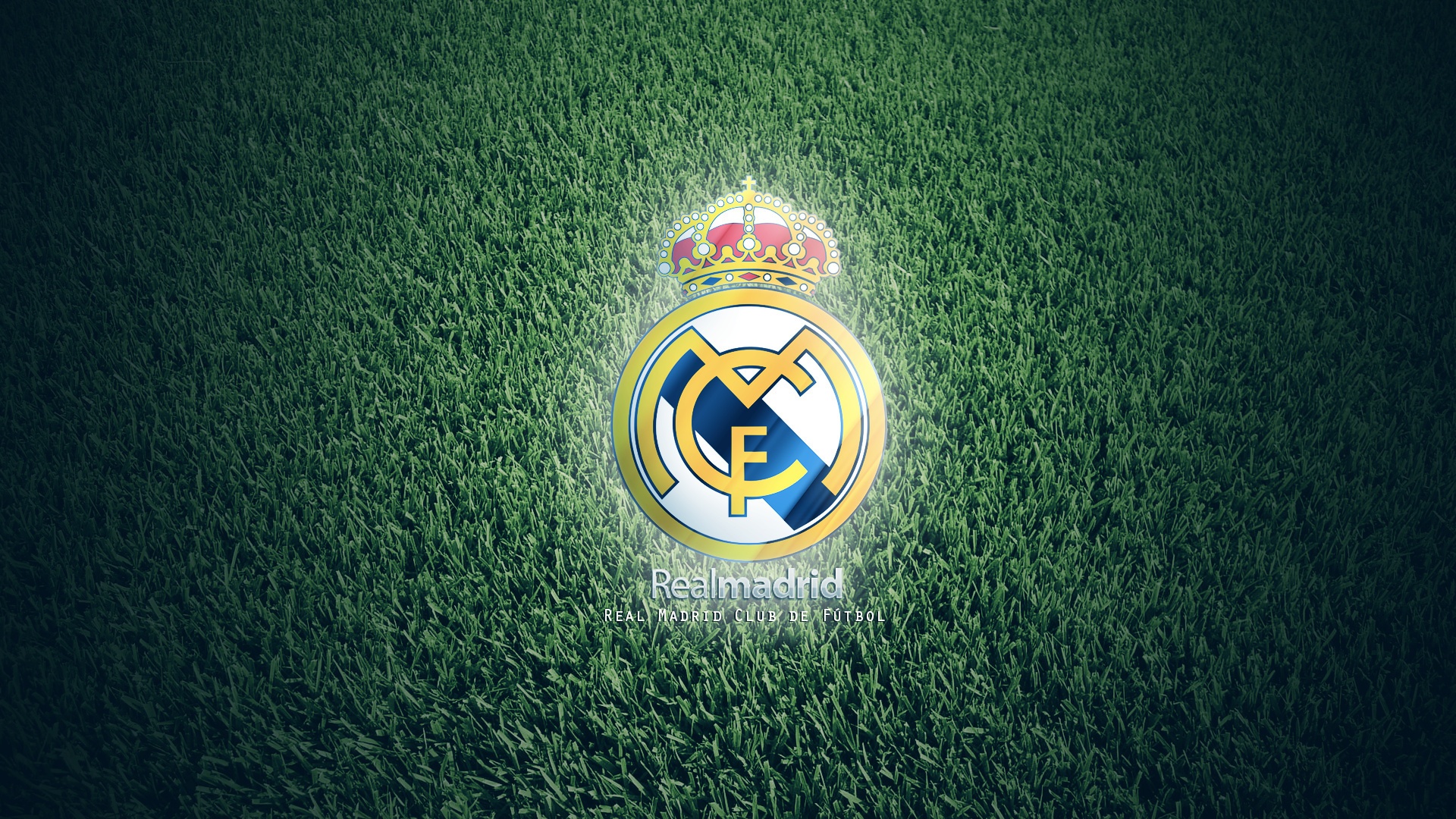 Real Madre FC Club Logo On Grass