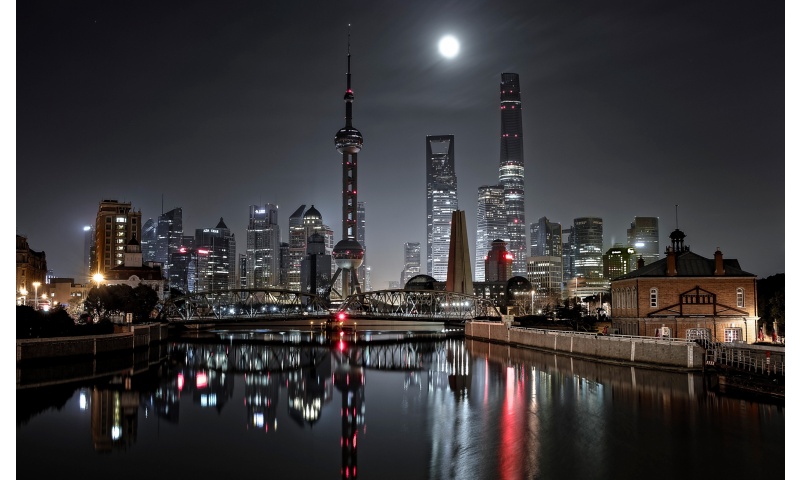 Shanghai China Bridge City