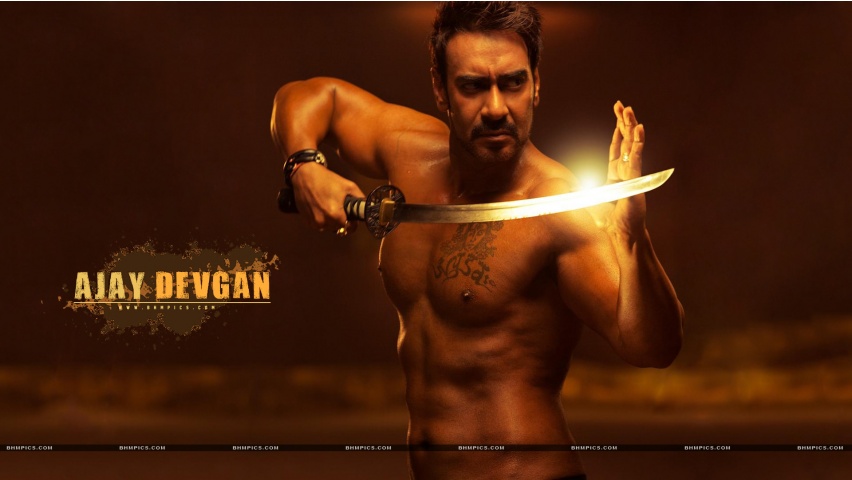 Shirtless Ajay Devgan