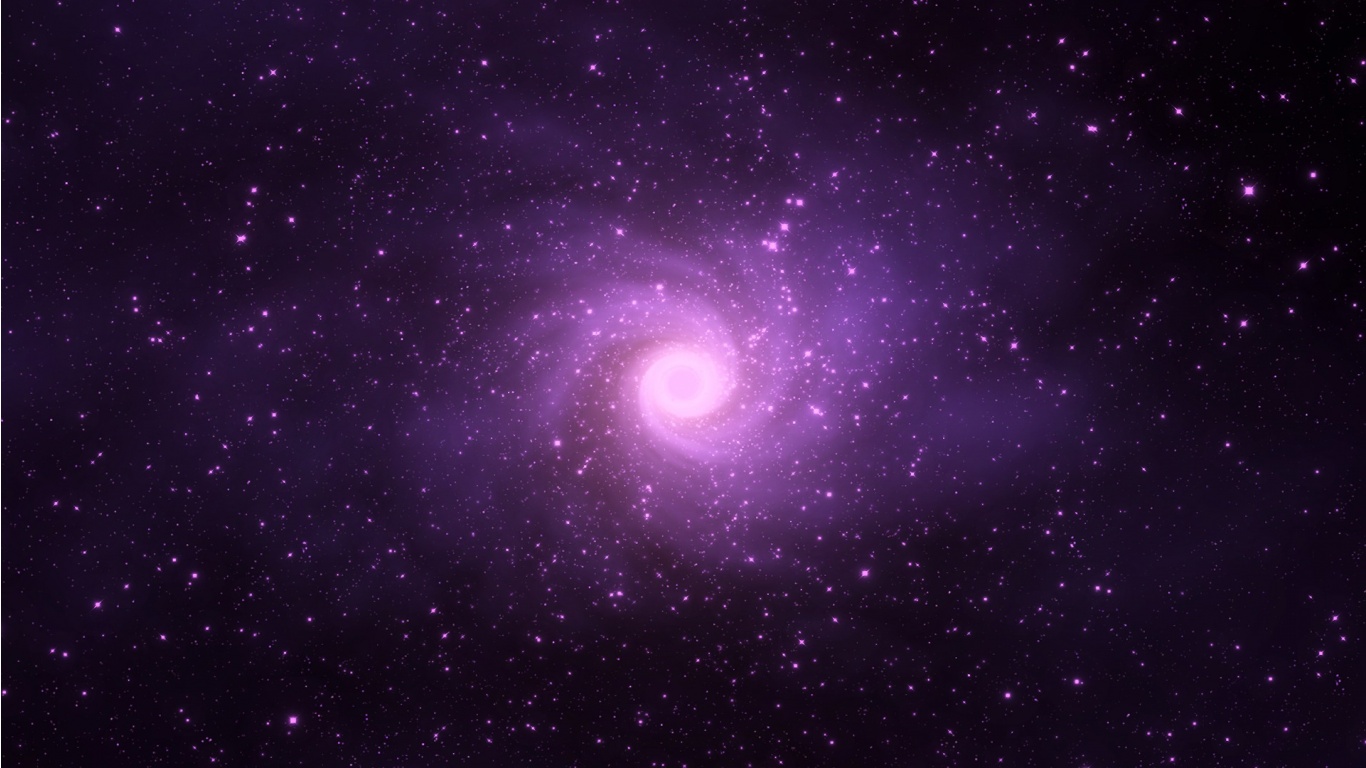 Star Violet Lights Cosmos