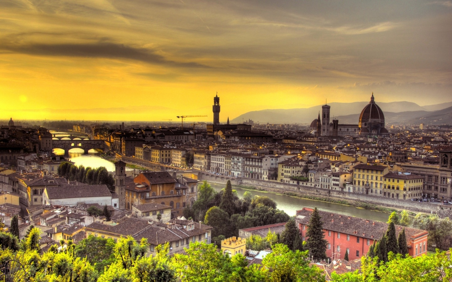 Sunset Italy Florence