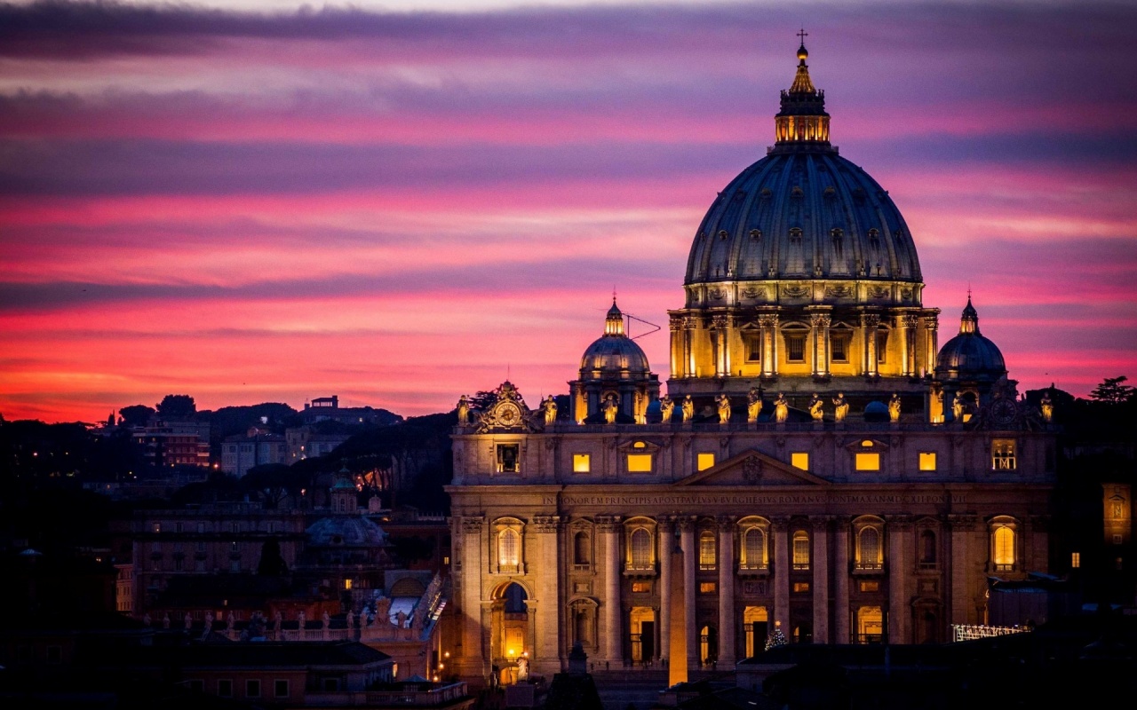 Sunset Vatican City In Rome