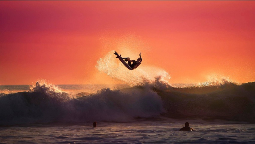 Surfing Surfer Ocean Wave