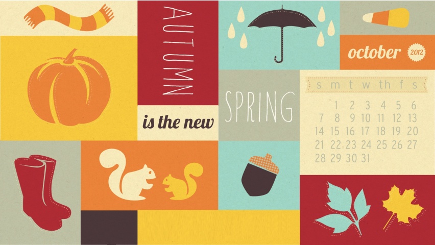 The New Spring October 2012 Calendar