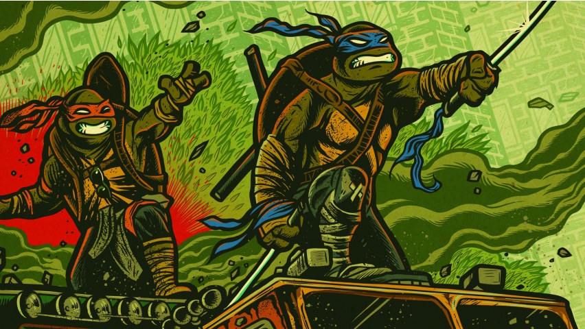 TMNT Out Of The Shadows Cartoon Poster