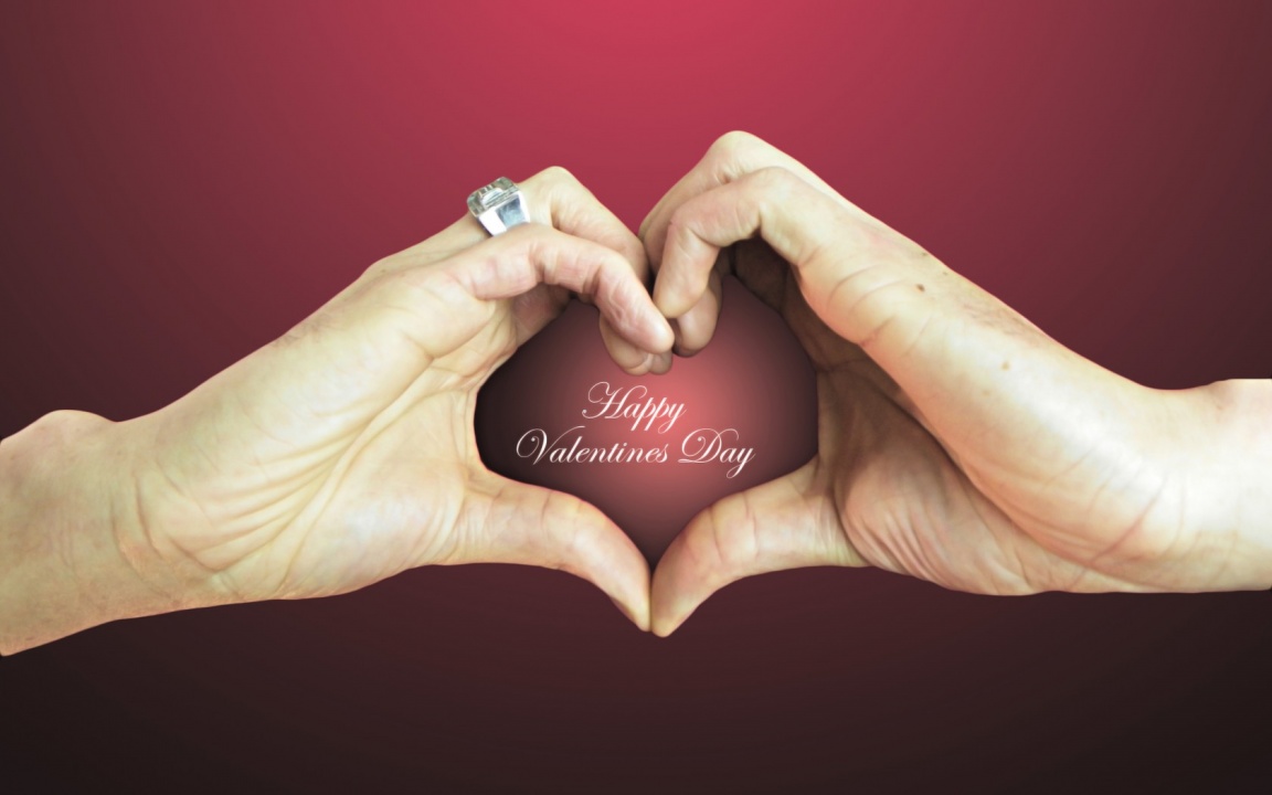 Valentines Hands Heart Love