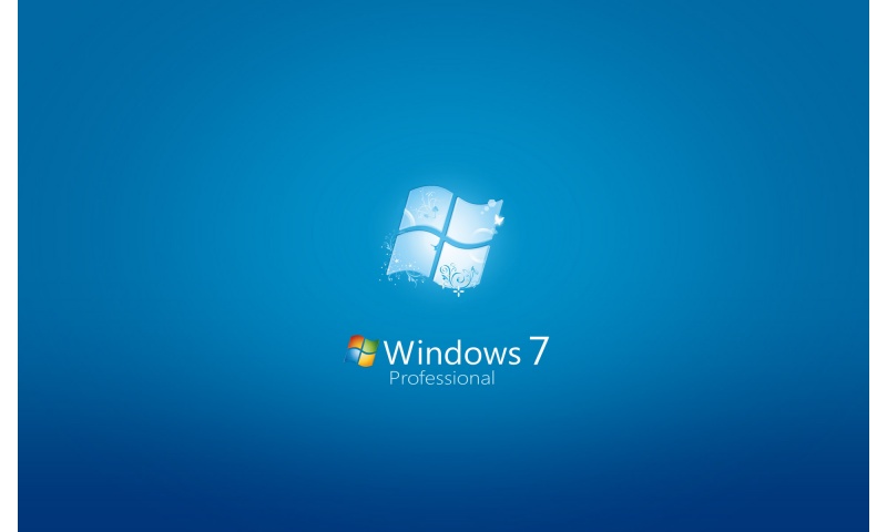 Windows 7 Professional Blue Theme