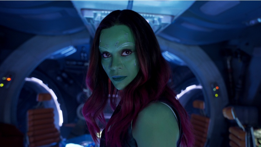 Zoe Saldana As Gamora Guardians Of The Galaxy Vol. 2