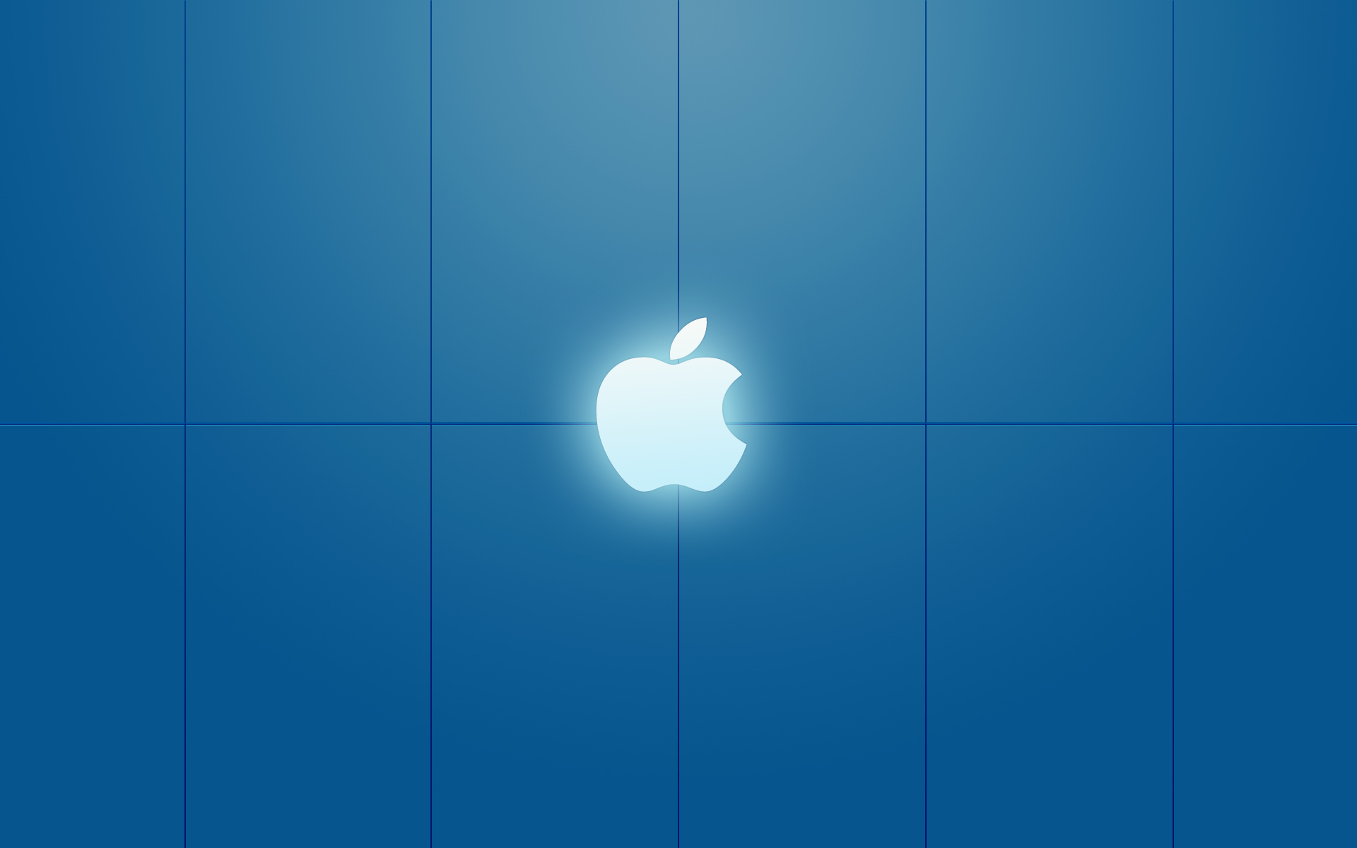 Apple Logo on Blue Background Wallpapers - 1920x1200 - 222592