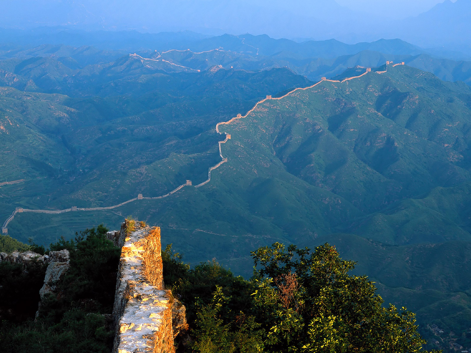 Full View Of China Wall