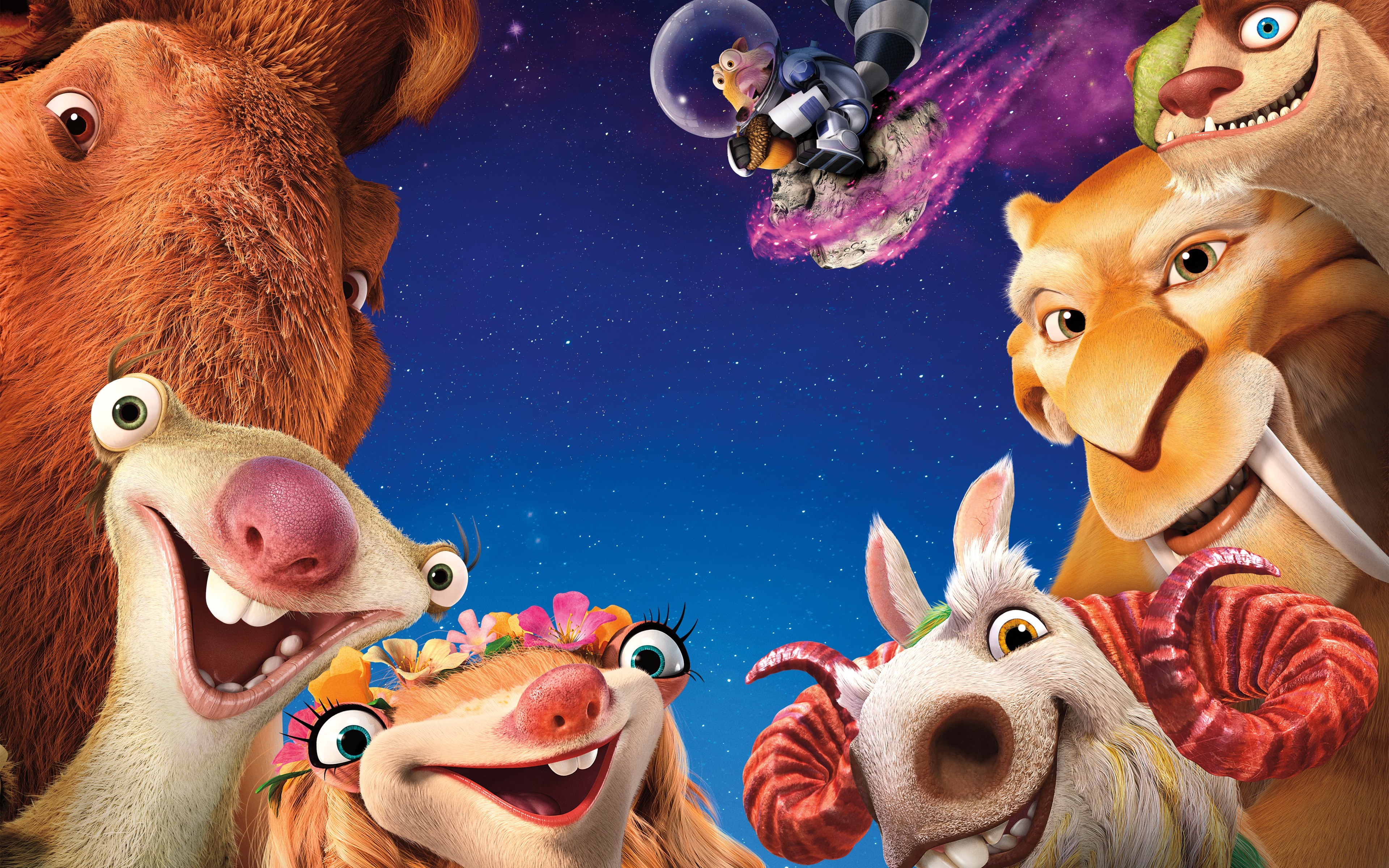 Ice Age Collision Course 2016 Characters
