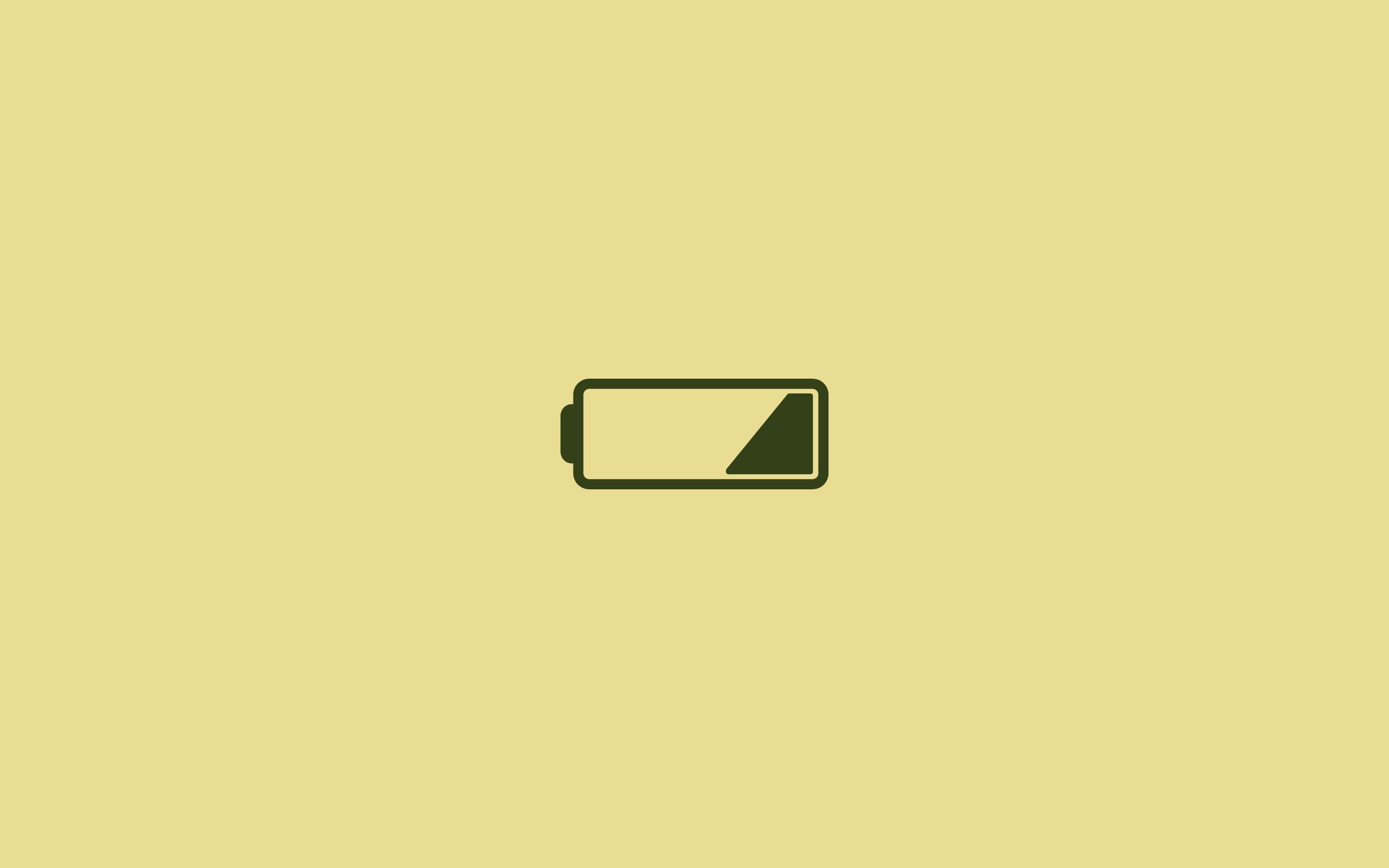 Low Battery Logo Wallpapers - 2560x1600 - 72077