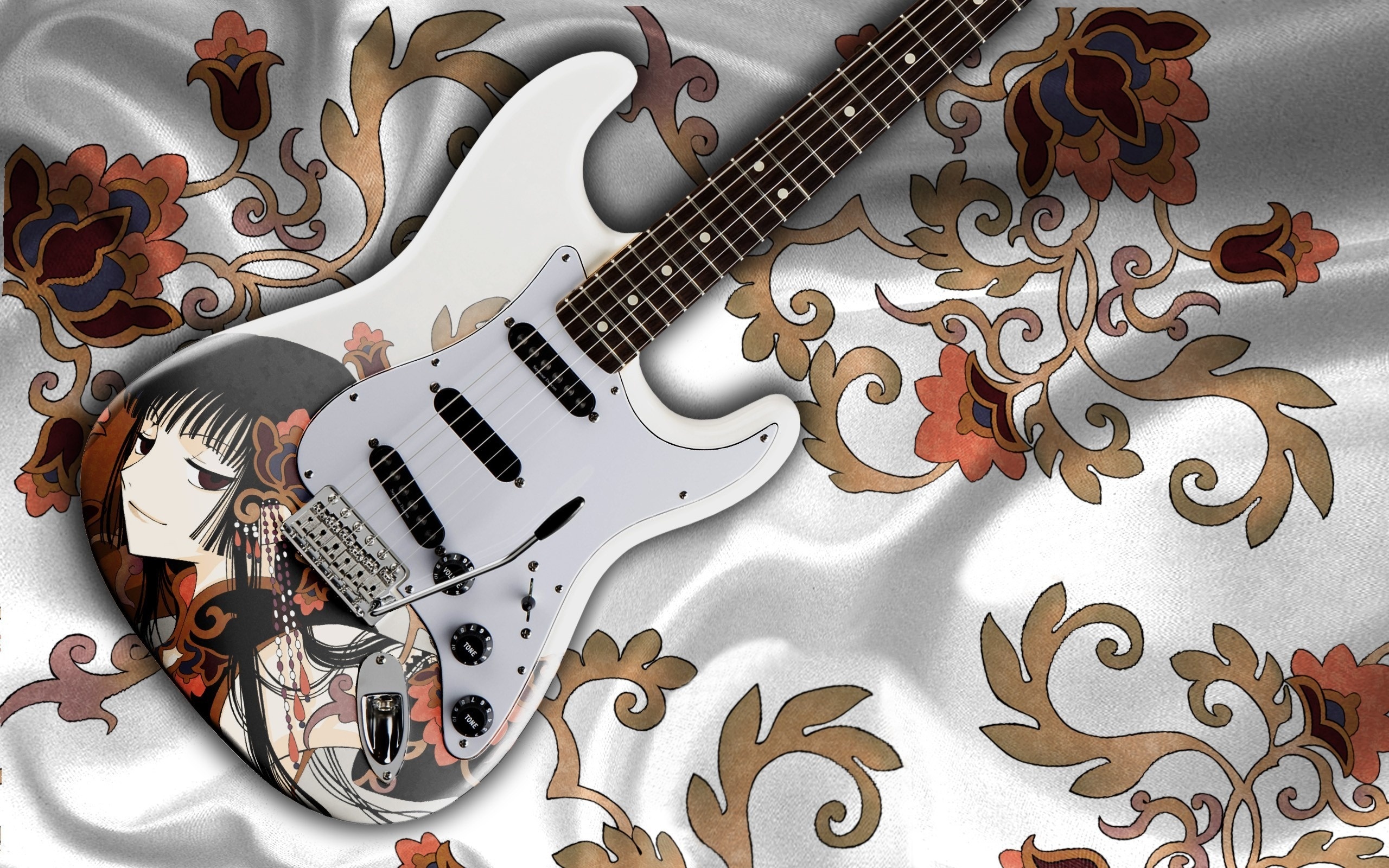 Stylish Guitar Wallpapers - 2560x1600 - 1356325