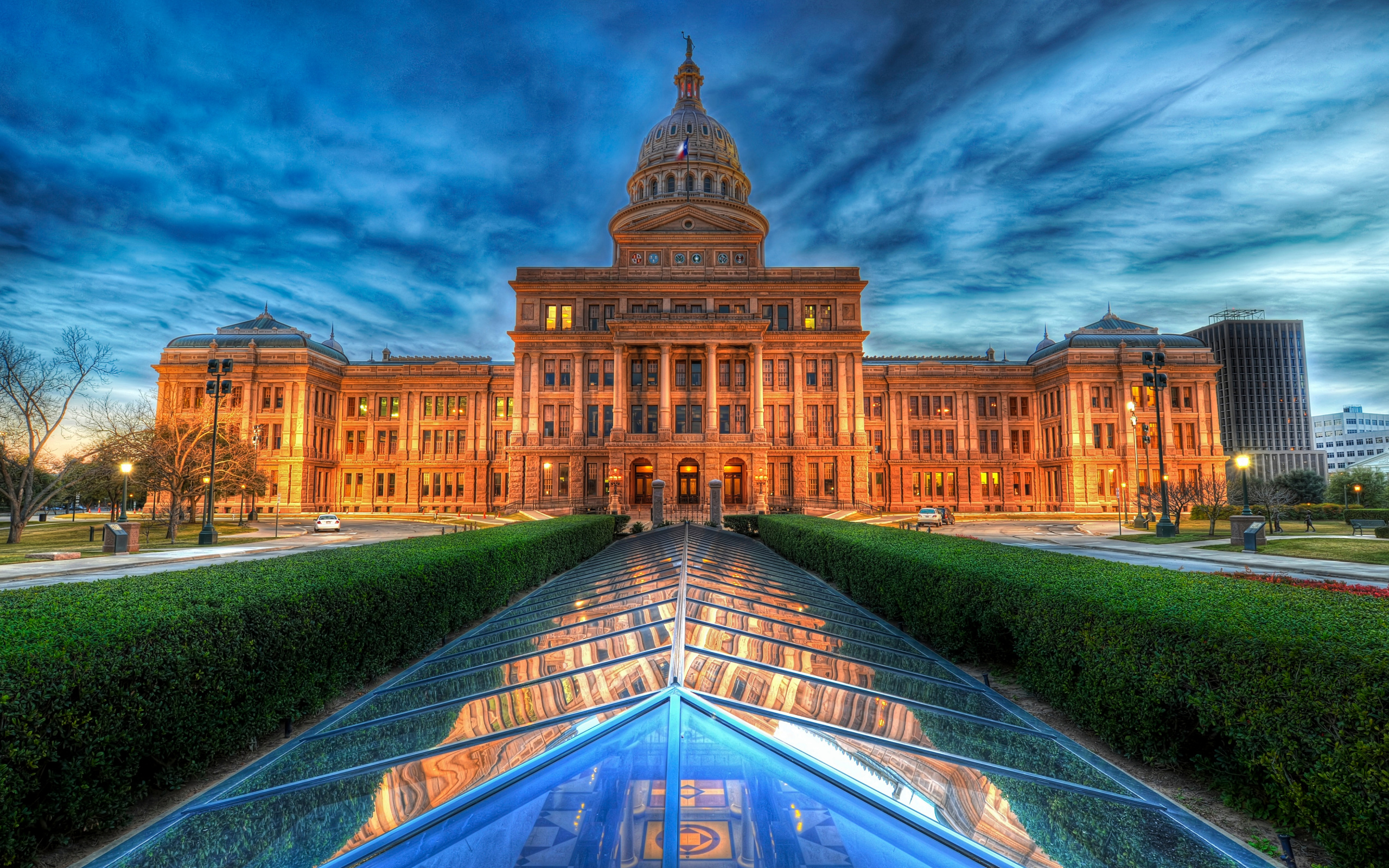 The State Capitol Of Texas At Dusk